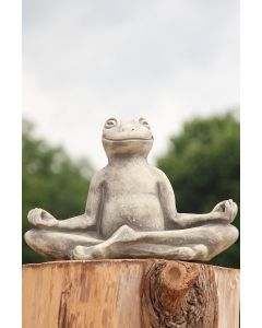 "YOGA-FROSCH" groß, Steinguss