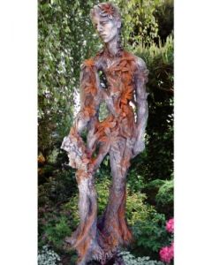 König der Natur "Artur", Steinguss, Rosteffekt