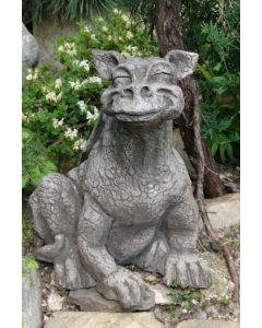 Drache "CHEEZY" lächelnd © by Fiona Scott