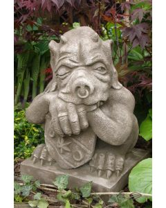"SHIELD GARGOYLE" groß © by Fiona Scott, Steinguss