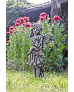 FLOWER FAIRY "Mohn", Steinguss