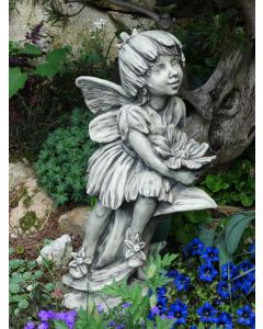 FLOWER FAIRY "Wegwarte", Steinguss