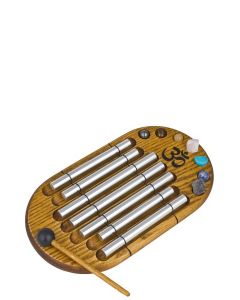 Woodstock Zenergy Chakra Chime, inkl.7 Edelsteine