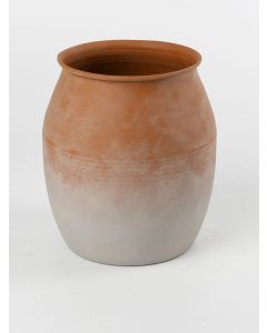 Vase, Zink, Keramik-Optik