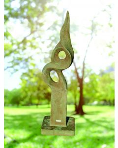 Gartenkunst "FONTEYN" © Fiona Scott, antik grün
